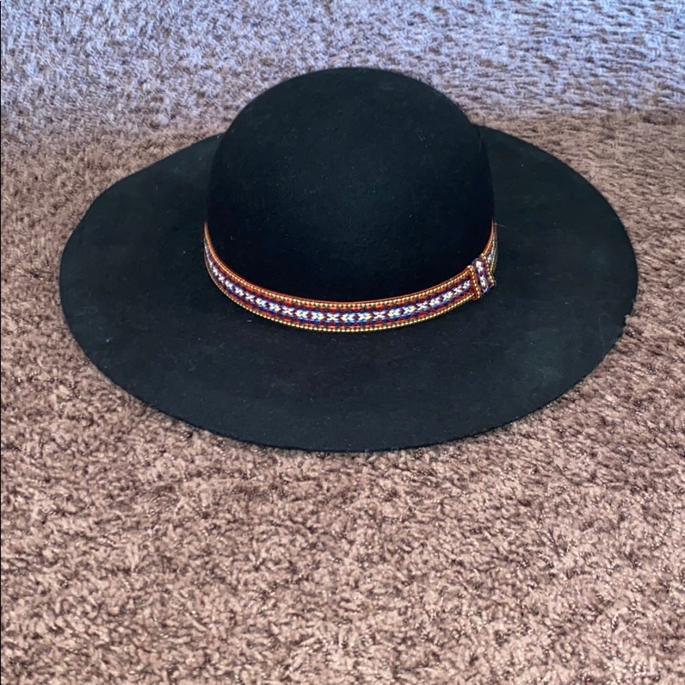 Black Floppy Hat